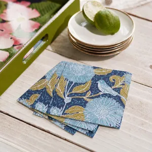 Chrysanthemum Bird Paper Cocktail Napkins (Pack of 25) 3