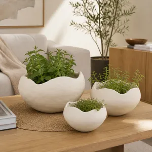 HOLLYSIDE SET OF 3 IVORY BOWLS 10 (IN) 10