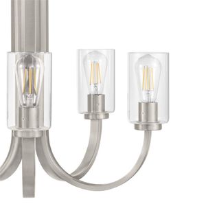 Melina 24'' Wide 5-Light Chandelier - Brushed Nickel 2