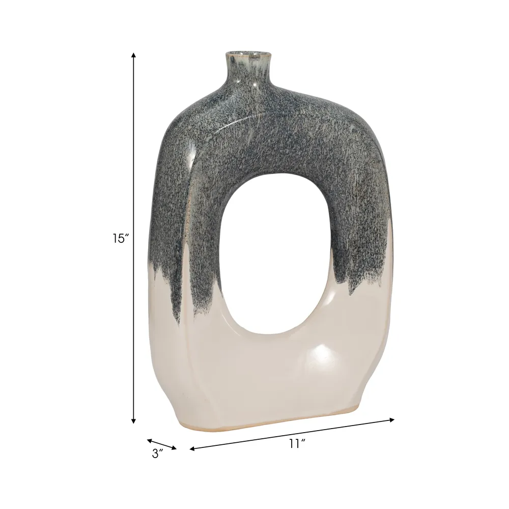 BRICE BLUE VASE 16 (IN)