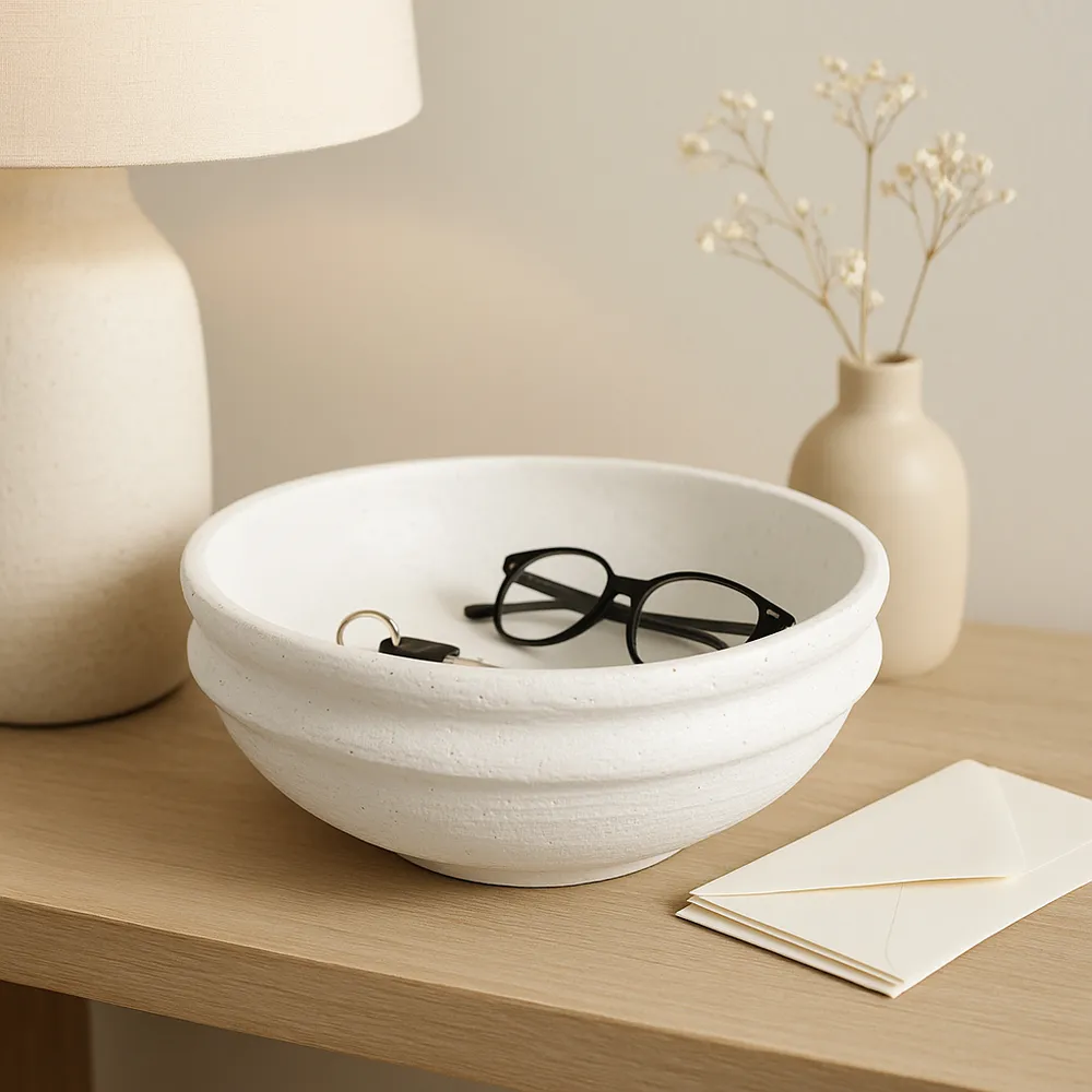 REEDWOOD WHITE BOWL 6 (IN)