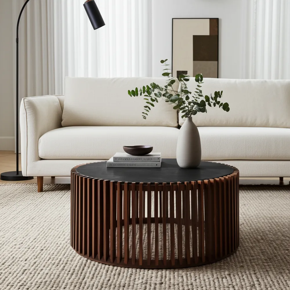 REIDMORE BROWN COFFEE TABLE 17 (IN)