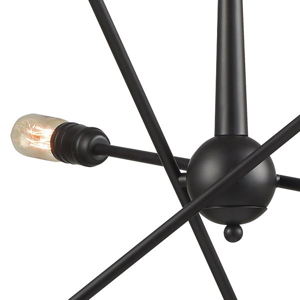Delphine 28'' Wide 6-Light Chandelier - Oil Rubbed Bronze