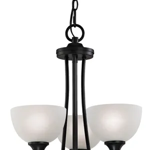 Bristol Lane 45'' Wide 15-Light Chandelier - Oil Rubbed Bronze with White Glass 3