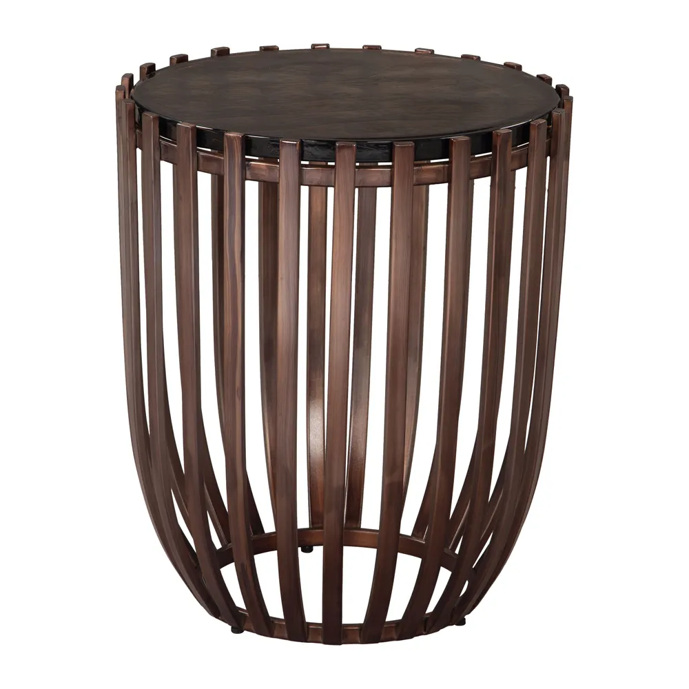 Kafig Side Table Bronze