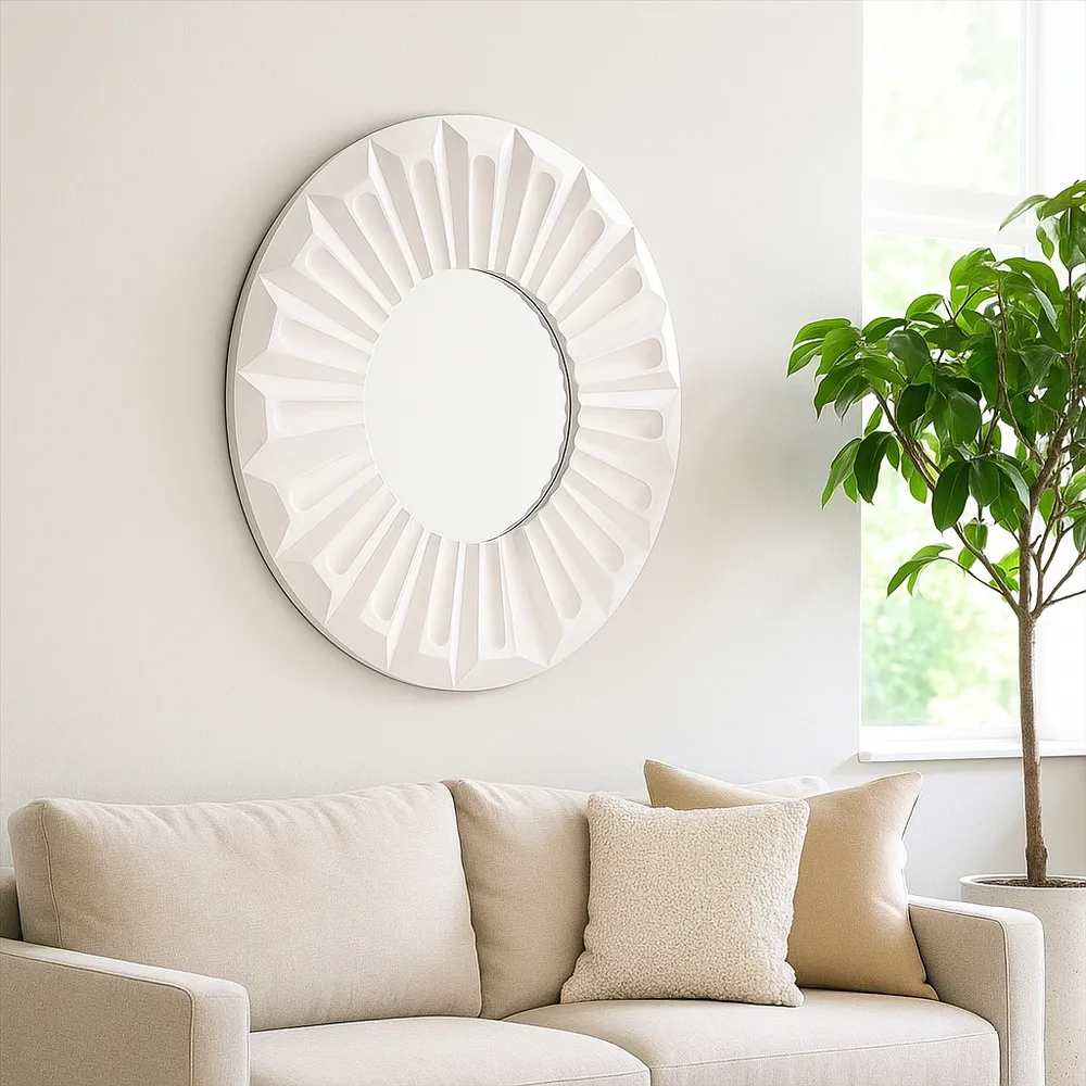 CADENMORE IVORY MIRROR 36 (IN)