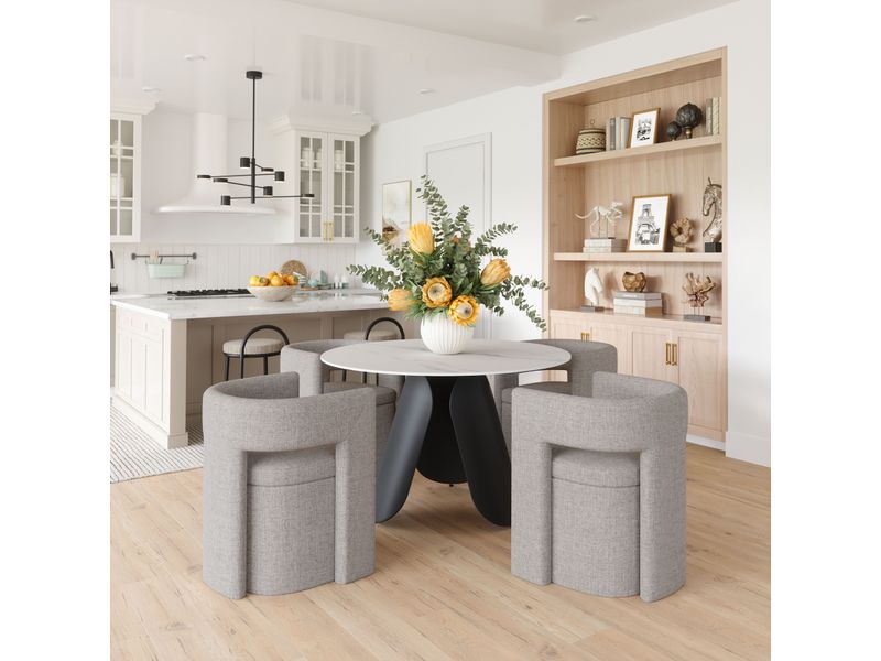 Papua Dining Chair Gray 9