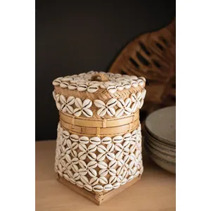 Bamboo Box with Shell Detail 1