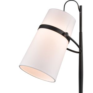 Banded Shade 28'' High 1-Light Desk Lamp - Matte Black 3