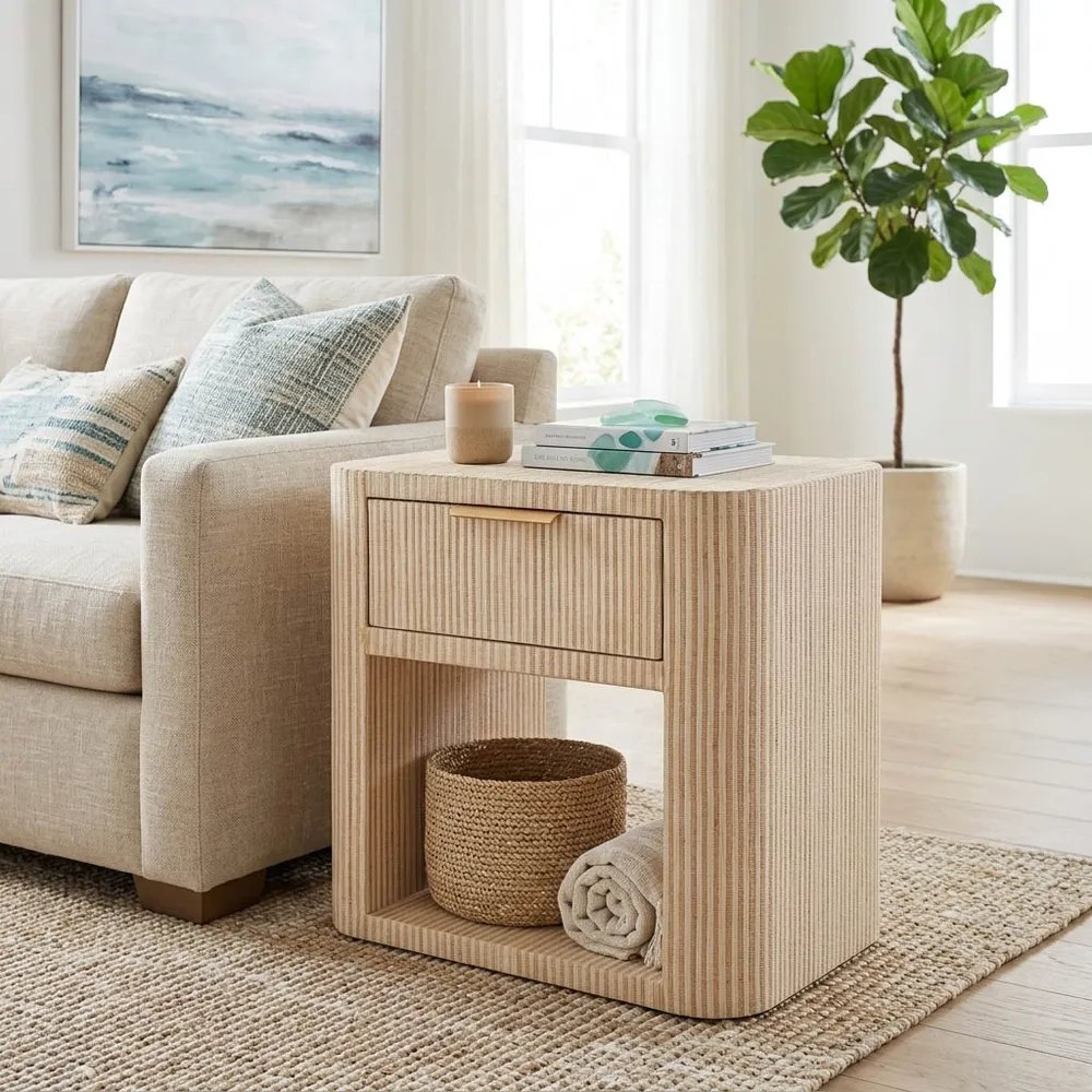 DUNCANMORE IVORY TABLE 24 (IN)