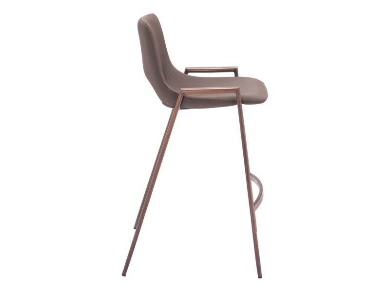 Desi Counter Stool Brown & Walnut 3