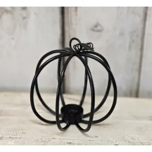 Wire Pumpkin 5.5x6.5in 2