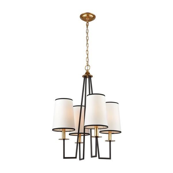 Nico 21.5'' Wide 4-Light Chandelier - Oil Rubbed Bronze