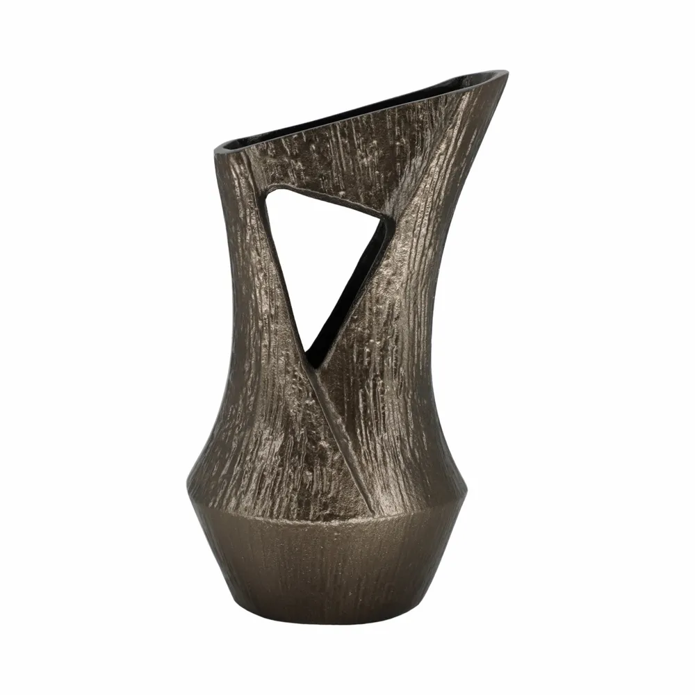 BRADENFIELD GRAY VASE 12 (IN)