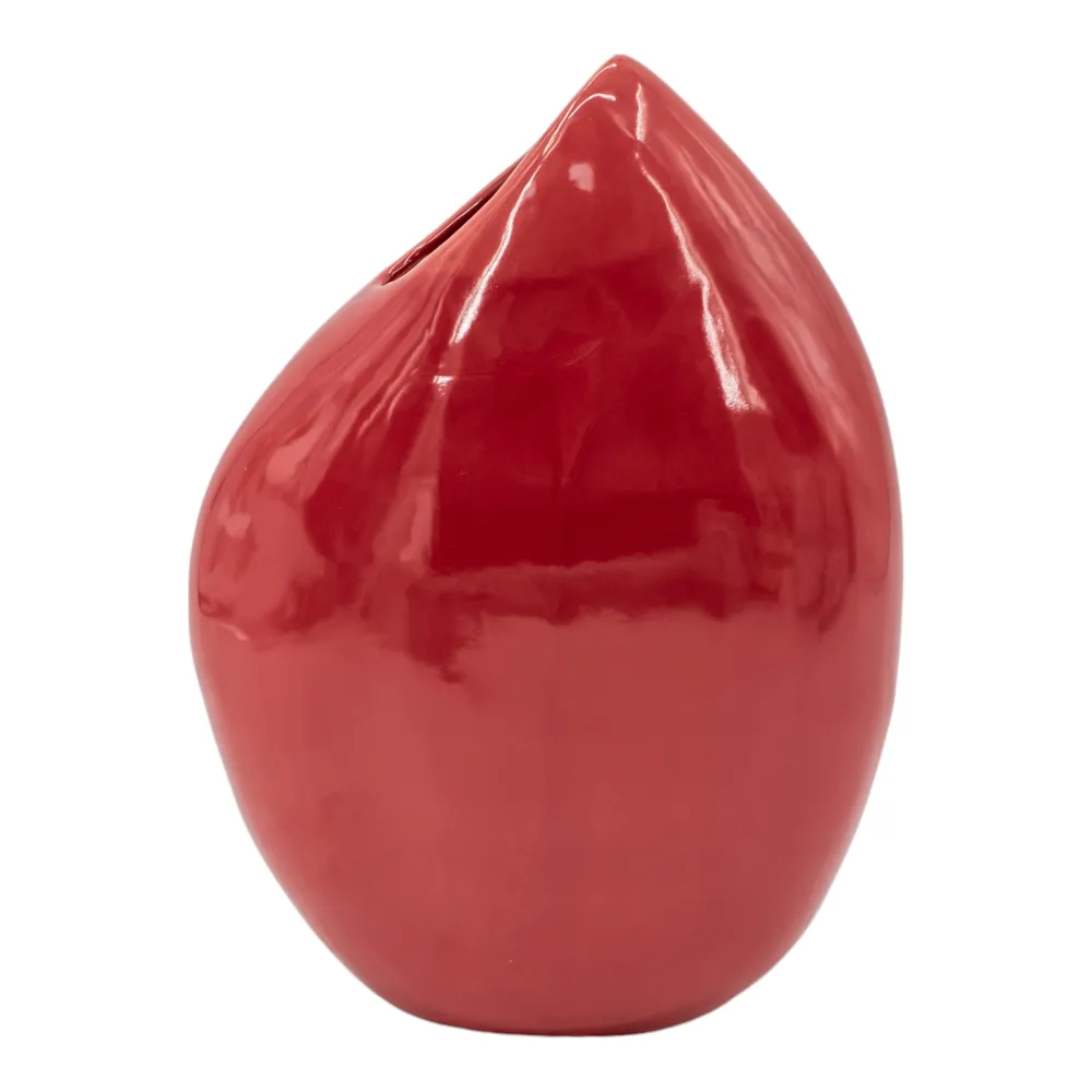 HAMMONDPORT RED VASE 14 (IN)