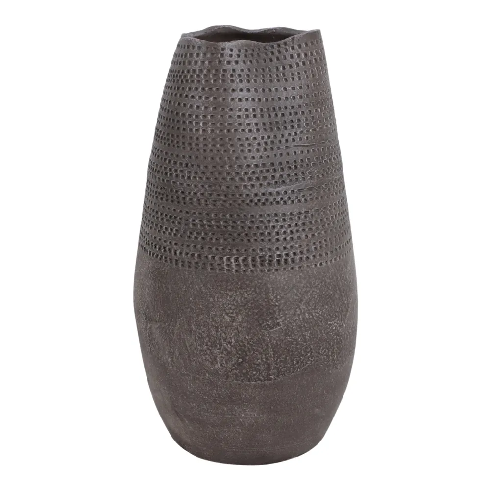 NORAHAVEN BROWN VASE 19 (IN)
