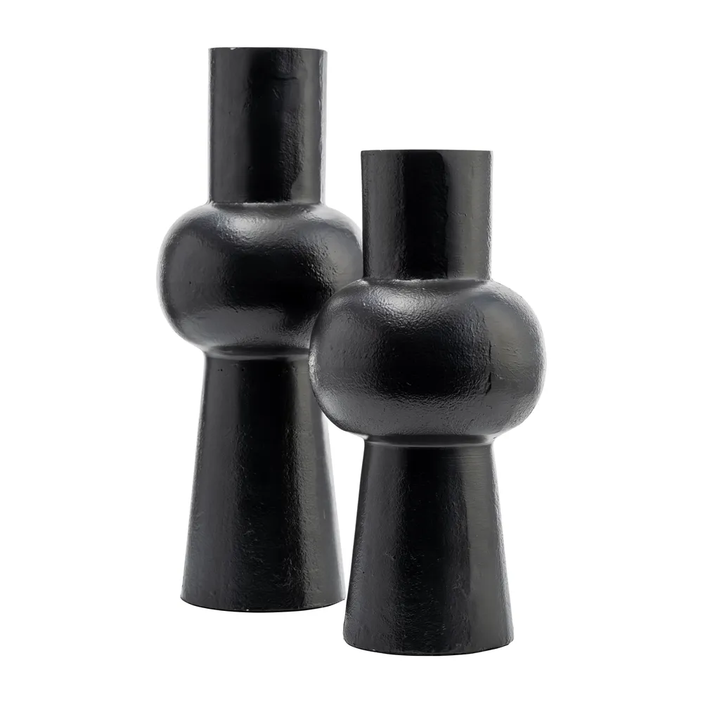 HATTONDALE BLACK VASE 15 (IN)