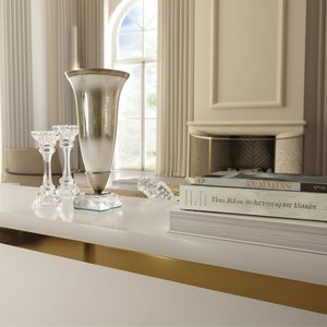 DAMIENVIEW SILVER GLASS VASE 15 (IN) 8