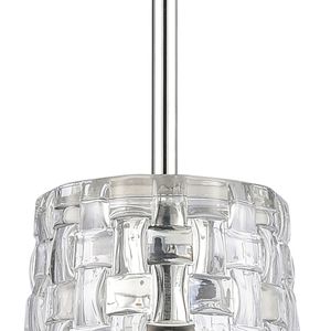 Lightweave 5.5'' Wide 1-Light Mini Pendant - Polished Nickel 3