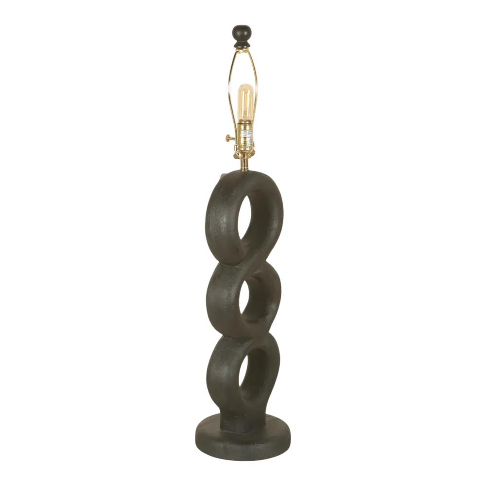 ISLEOAK BLACK LAMP 34 (IN)