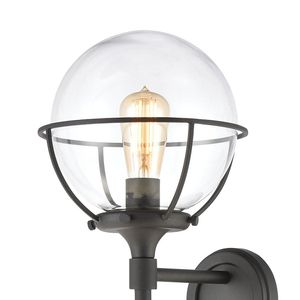 Girard 28'' High 1-Light Outdoor Sconce - Charcoal 3