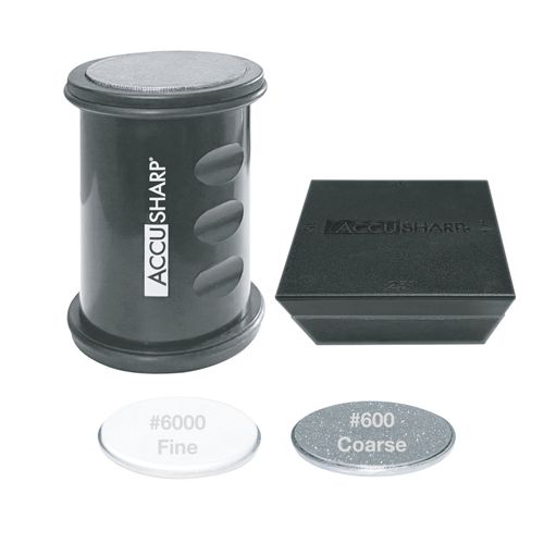 AccuSharp 2-Stone Rolling Knife Sharpener - Black