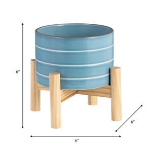 ALDERRUN BLUE PLANTER 6 (IN) 9