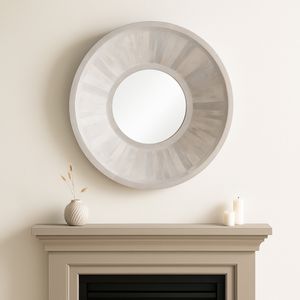 BONDSIDE IVORY MIRROR 36 (IN) 2