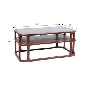 BELDENHAVEN BROWN COFFEE TABLE 18 (IN) 8