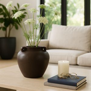 HARLEMRUN BROWN VASE 13 (IN) 11