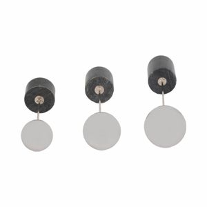 RAFESTONE SET OF 3 SILVER DECOR 18 (IN) 6