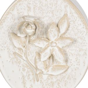 HAYESTON WHITE VASE 10 (IN) 6