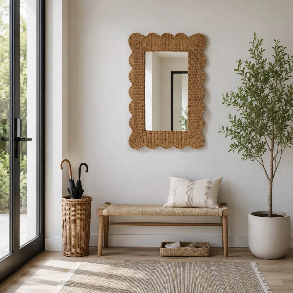 CABOTPORT TAN MIRROR 44 (IN)