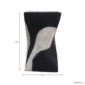 HELTONBURN WHITE GARDEN STOOL 19 (IN) 10