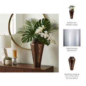 TILTONCROSS BRONZE VASE 22 (IN) 10