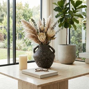 FERRIS BROWN VASE 14 (IN) 12