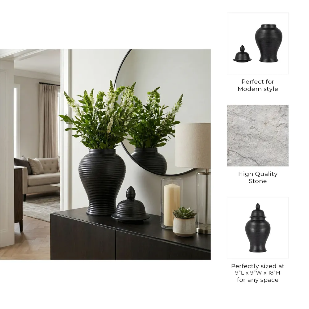 OWENSHAW BLACK CHINOISERIE 18 (IN)
