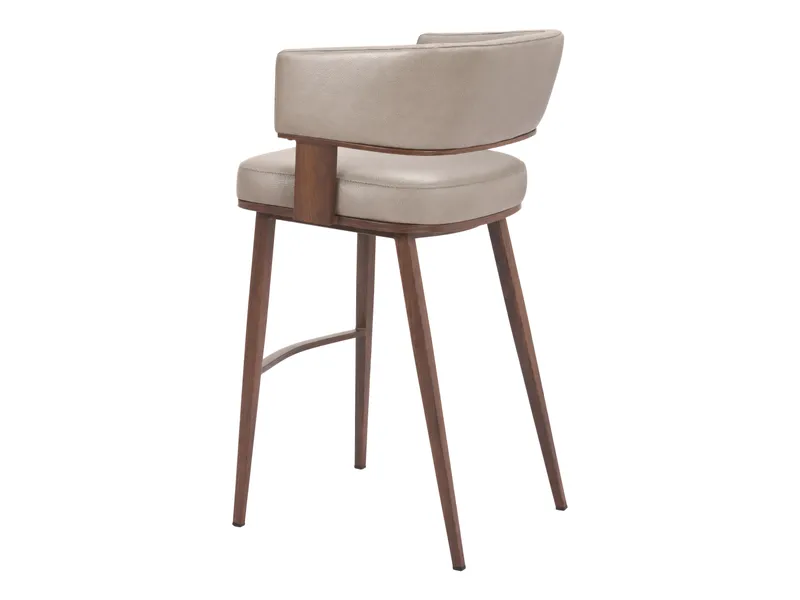 Poise Barstool Brown & Walnut 6