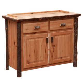 Hickory Log 48-inch Buffet - Cognac