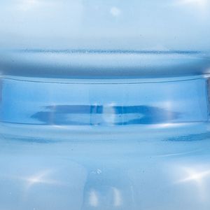HARLOWFIELD BLUE GLASS VASE 17 (IN) 5