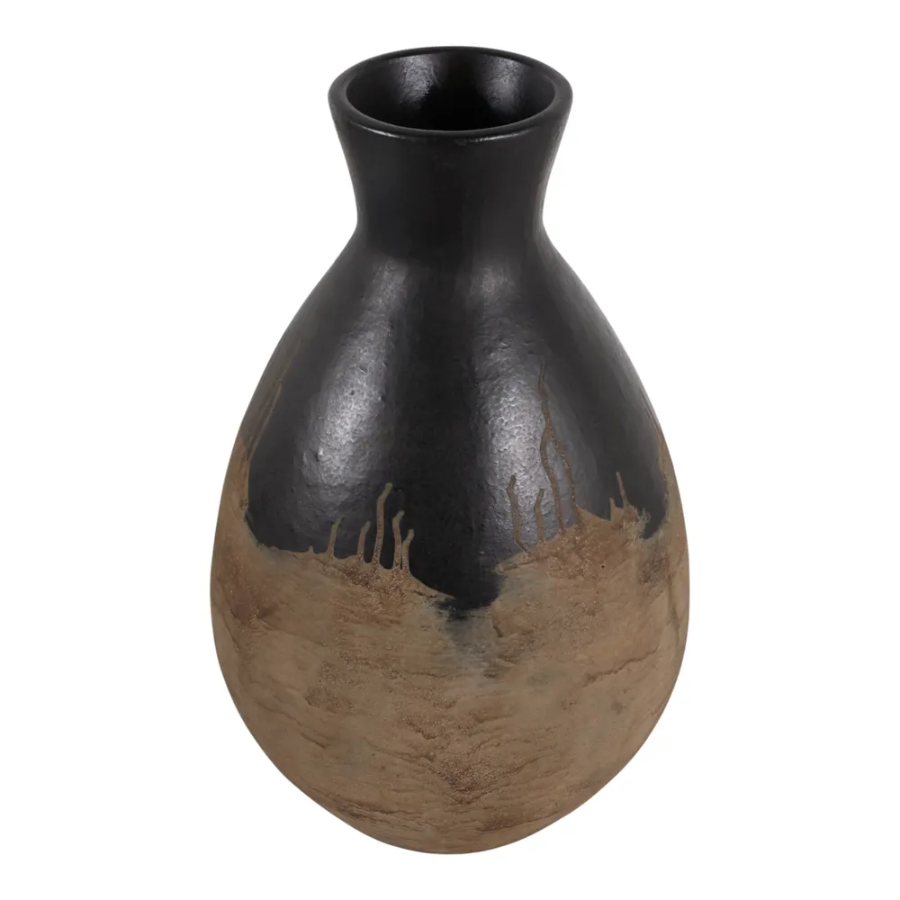 MONROEMILL BLACK VASE 21 (IN)