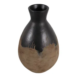 MONROEMILL BLACK VASE 21 (IN) 6