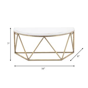 ESSEXPORT WHITE WALL SHELF 7 (IN) 9
