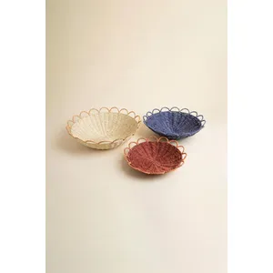 Set of 3 Twisted Paper Bowls 2