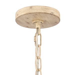 Ellisville 30'' Wide 6-Light Chandelier - Antique Cream 5