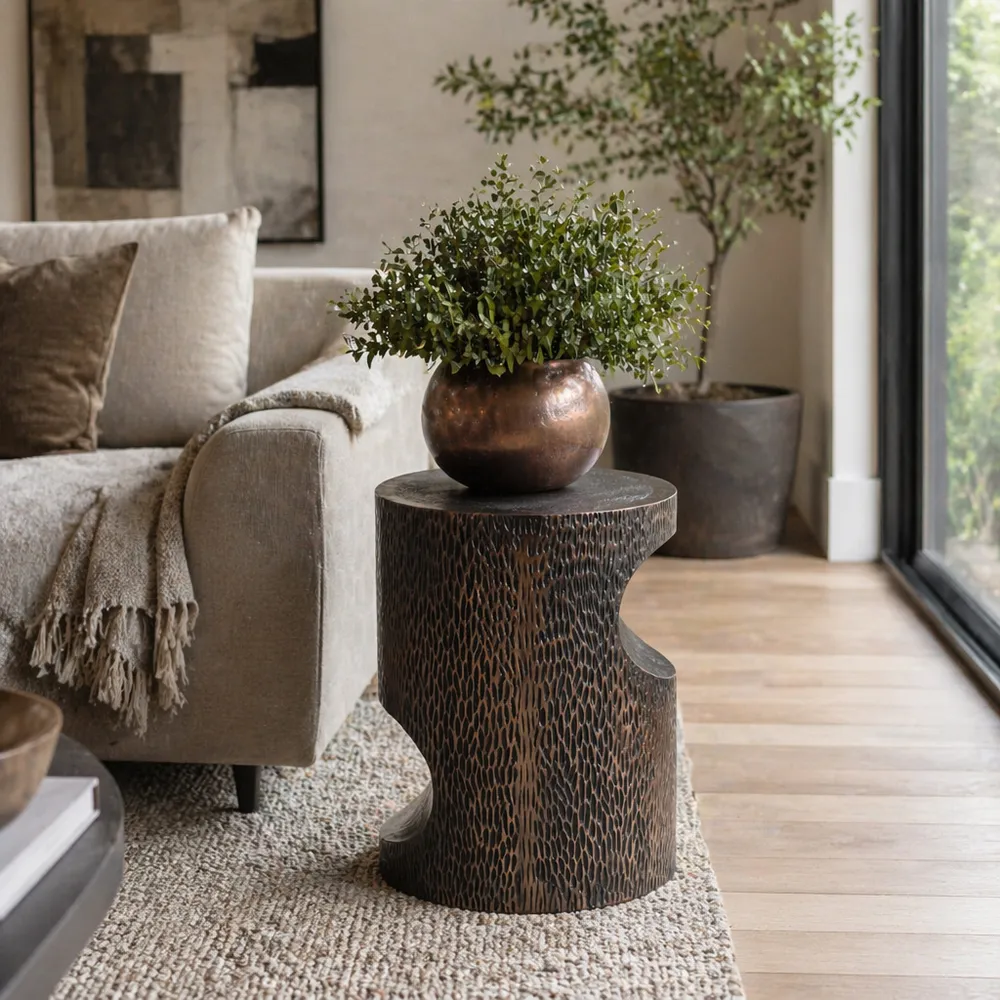 KANEWOOD BRONZE STOOL 21 (IN)