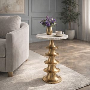 HAVENSTONE WHITE TABLE 24 (IN) 2