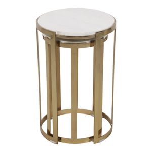 PEARLBEACH SET OF 2 WHITE TABLE 23 (IN) 6