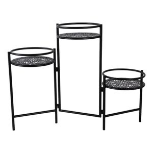 HALTONCROSS BLACK PLANT STAND 22 (IN) 1