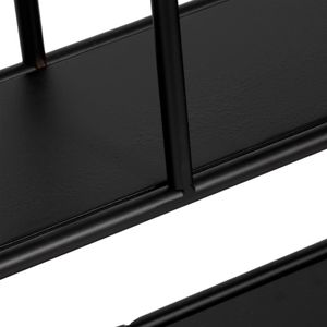 ARDOAK BLACK WALL SHELF 14 (IN) 7